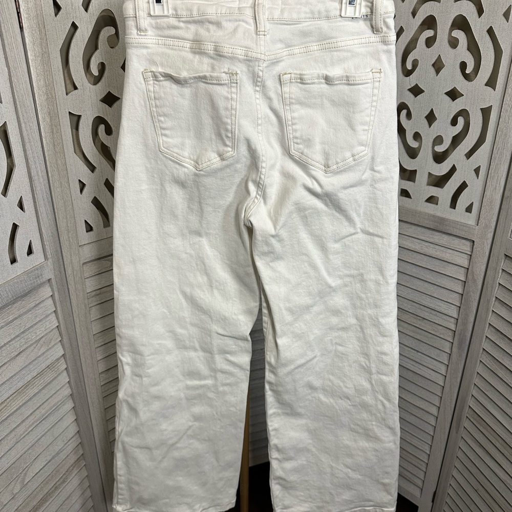 ⛔️Size 9/29 white wide legged jeans - Picture 7 of 8